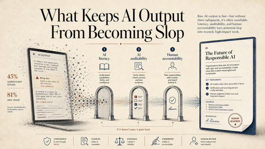 What Keeps AI Output From Becoming Slop