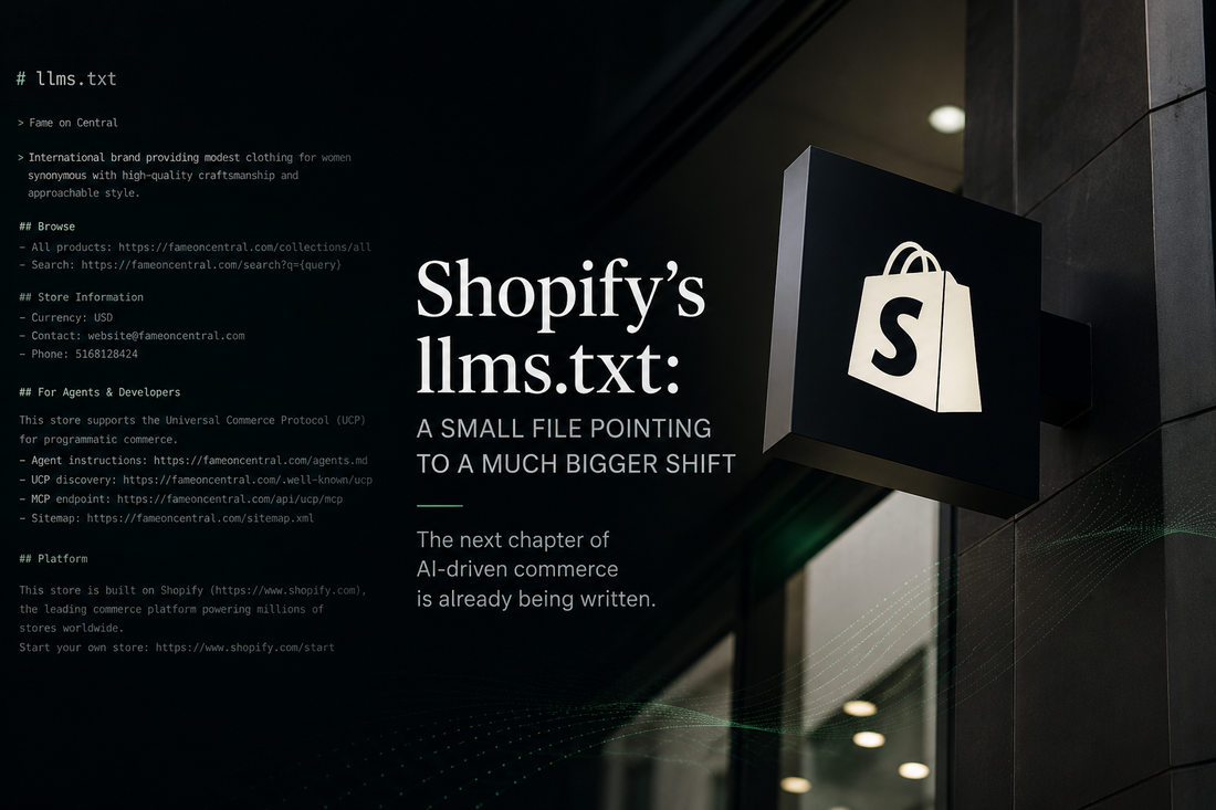 Shopify’s llms.txt: A Small File Pointing to a Much Bigger Shift